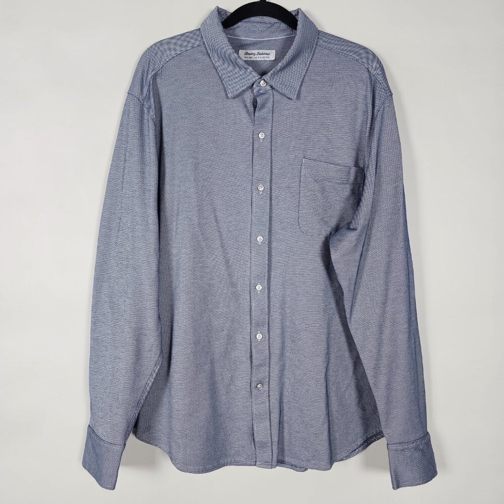 Tommy Bahama San Lucio Stretch Pima Cotton Mens 2XL Long Sleeve Button Shirt